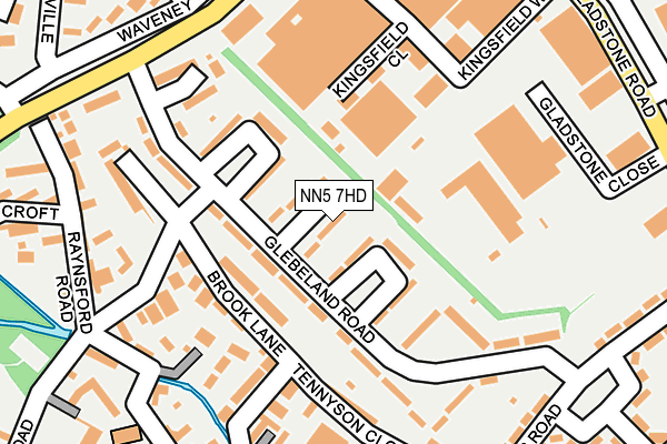 NN5 7HD map - OS OpenMap – Local (Ordnance Survey)