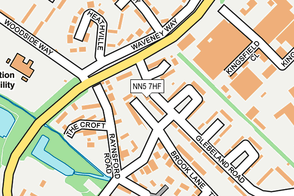 NN5 7HF map - OS OpenMap – Local (Ordnance Survey)
