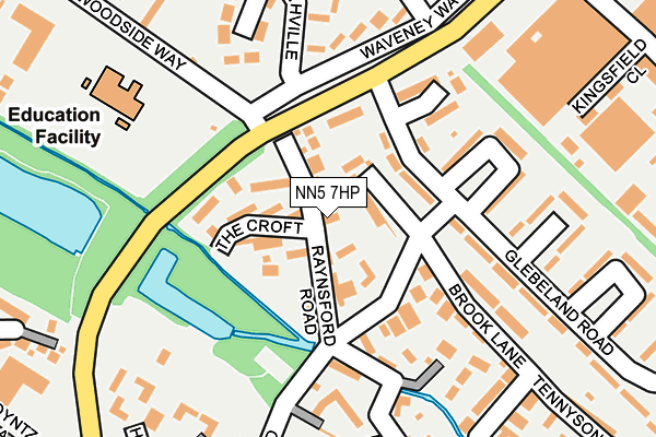 NN5 7HP map - OS OpenMap – Local (Ordnance Survey)