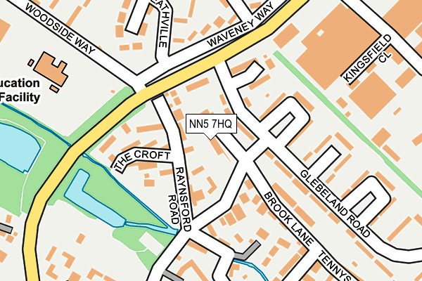NN5 7HQ map - OS OpenMap – Local (Ordnance Survey)