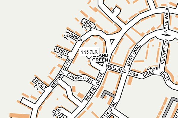 NN5 7LR map - OS OpenMap – Local (Ordnance Survey)