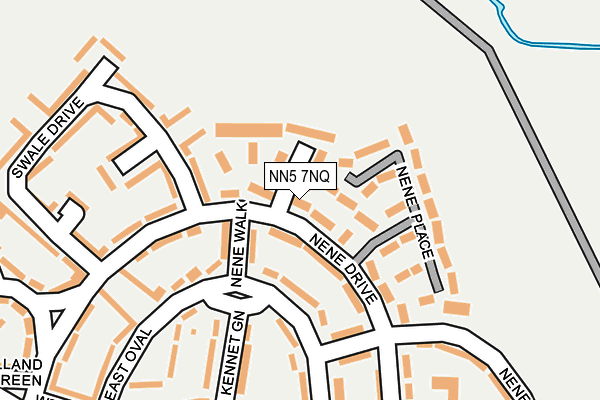 NN5 7NQ map - OS OpenMap – Local (Ordnance Survey)