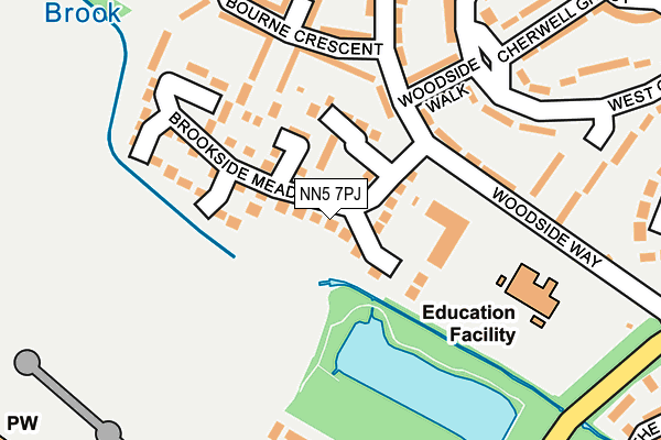NN5 7PJ map - OS OpenMap – Local (Ordnance Survey)