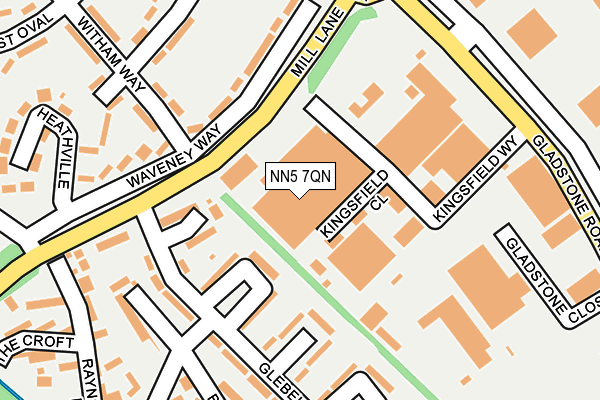 NN5 7QN map - OS OpenMap – Local (Ordnance Survey)