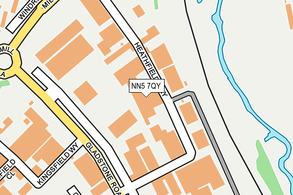 NN5 7QY map - OS OpenMap – Local (Ordnance Survey)