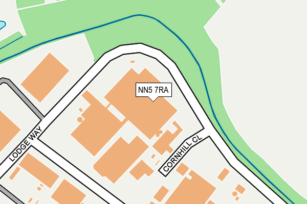 NN5 7RA map - OS OpenMap – Local (Ordnance Survey)