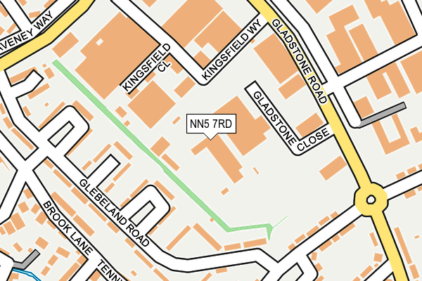 NN5 7RD map - OS OpenMap – Local (Ordnance Survey)