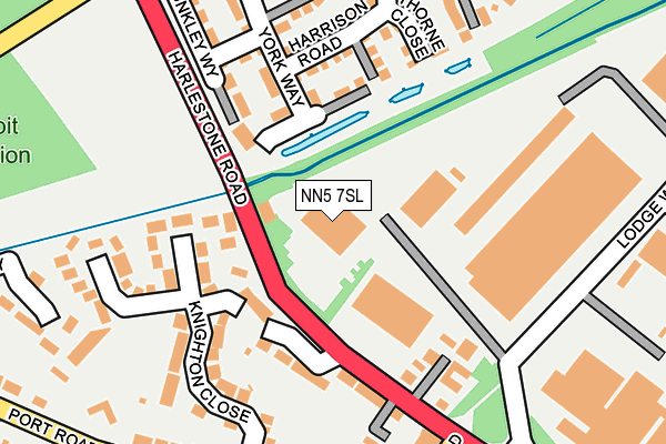 NN5 7SL map - OS OpenMap – Local (Ordnance Survey)