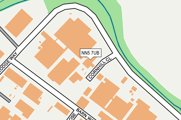 NN5 7UB map - OS OpenMap – Local (Ordnance Survey)