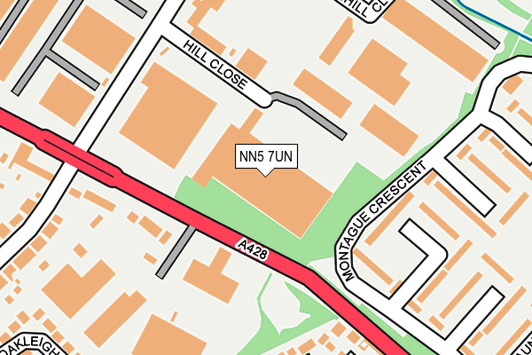NN5 7UN map - OS OpenMap – Local (Ordnance Survey)