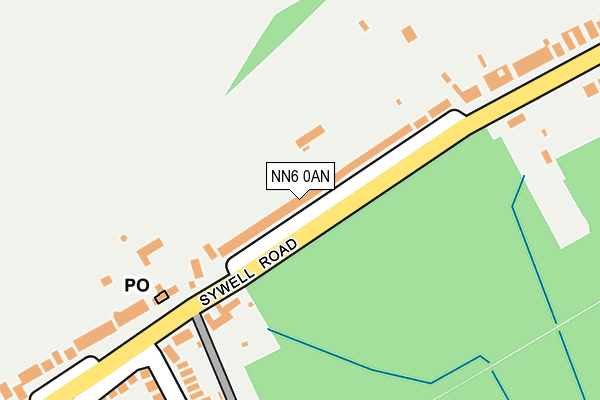 NN6 0AN map - OS OpenMap – Local (Ordnance Survey)