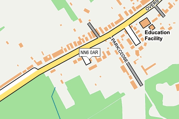 NN6 0AR map - OS OpenMap – Local (Ordnance Survey)