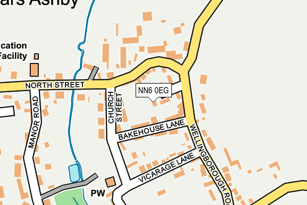 NN6 0EG map - OS OpenMap – Local (Ordnance Survey)