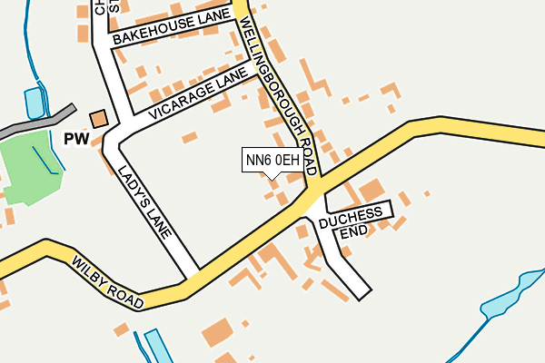 NN6 0EH map - OS OpenMap – Local (Ordnance Survey)