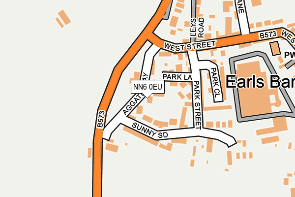 NN6 0EU map - OS OpenMap – Local (Ordnance Survey)