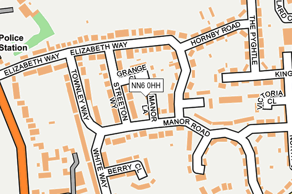 NN6 0HH map - OS OpenMap – Local (Ordnance Survey)