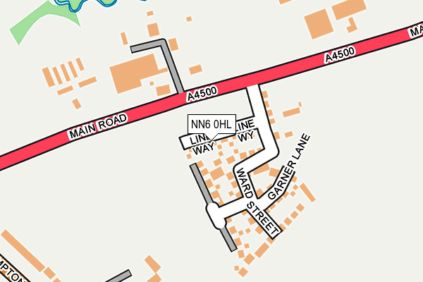 NN6 0HL map - OS OpenMap – Local (Ordnance Survey)