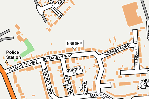 NN6 0HP map - OS OpenMap – Local (Ordnance Survey)