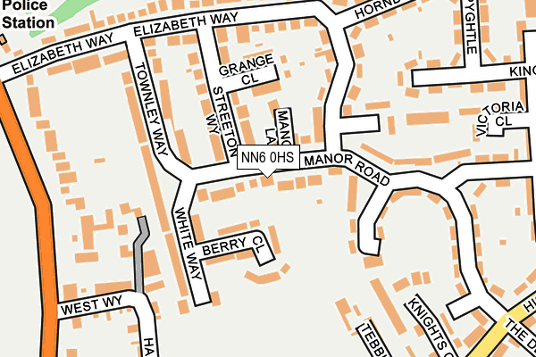 NN6 0HS map - OS OpenMap – Local (Ordnance Survey)