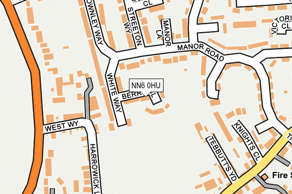 NN6 0HU map - OS OpenMap – Local (Ordnance Survey)