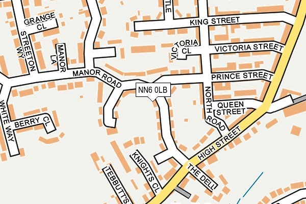 NN6 0LB map - OS OpenMap – Local (Ordnance Survey)
