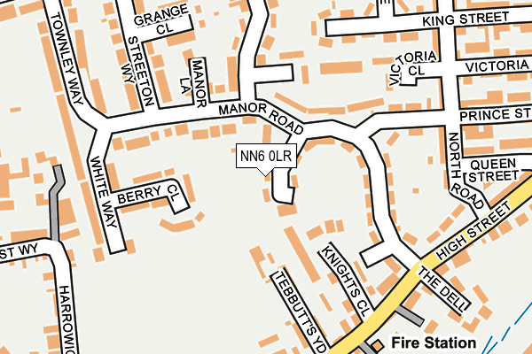NN6 0LR map - OS OpenMap – Local (Ordnance Survey)