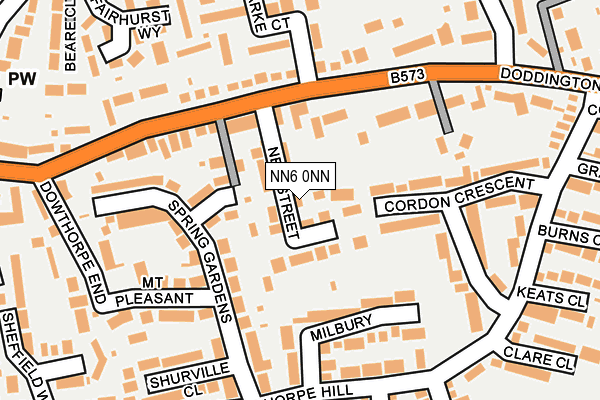 NN6 0NN map - OS OpenMap – Local (Ordnance Survey)