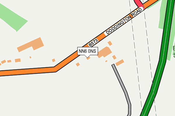 NN6 0NS map - OS OpenMap – Local (Ordnance Survey)