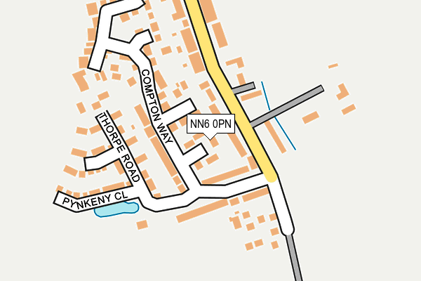 NN6 0PN map - OS OpenMap – Local (Ordnance Survey)