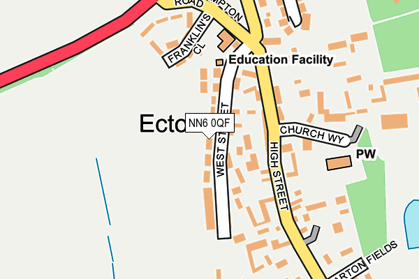 Map of NATALIE BRITCHFORD OSTEOPATHY LIMITED at local scale