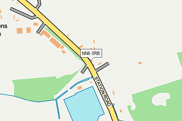 NN6 0RB map - OS OpenMap – Local (Ordnance Survey)