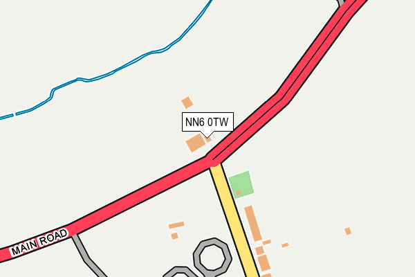 NN6 0TW map - OS OpenMap – Local (Ordnance Survey)