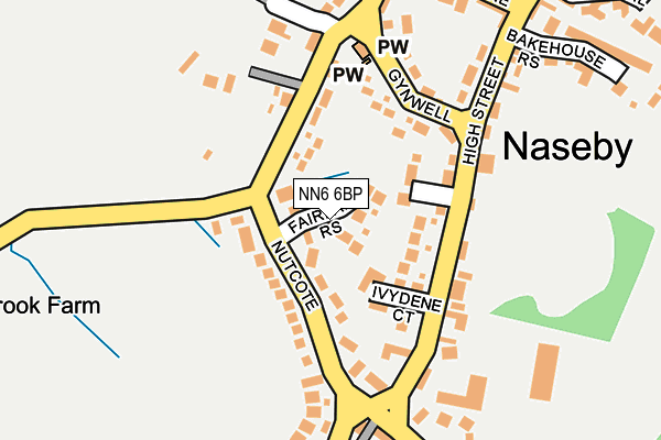 NN6 6BP map - OS OpenMap – Local (Ordnance Survey)