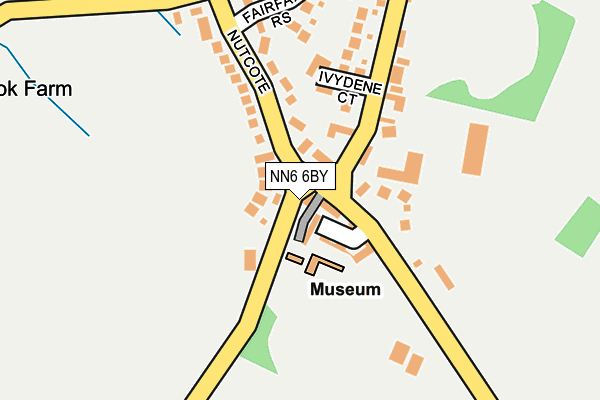 NN6 6BY map - OS OpenMap – Local (Ordnance Survey)