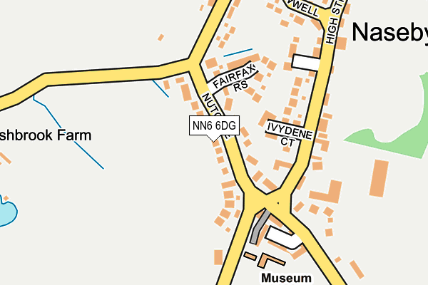 NN6 6DG map - OS OpenMap – Local (Ordnance Survey)