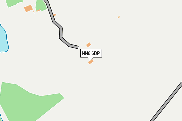 NN6 6DP map - OS OpenMap – Local (Ordnance Survey)