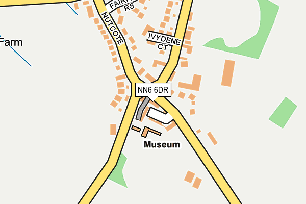 NN6 6DR map - OS OpenMap – Local (Ordnance Survey)