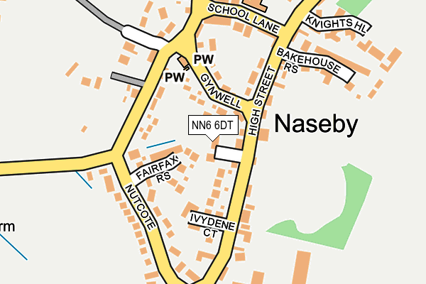 NN6 6DT map - OS OpenMap – Local (Ordnance Survey)