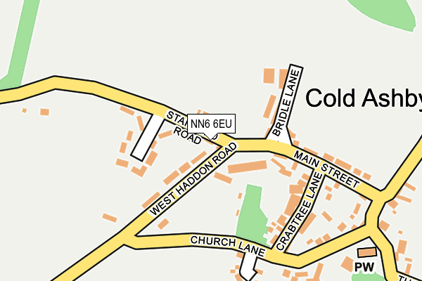 NN6 6EU map - OS OpenMap – Local (Ordnance Survey)