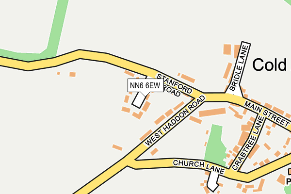 NN6 6EW map - OS OpenMap – Local (Ordnance Survey)