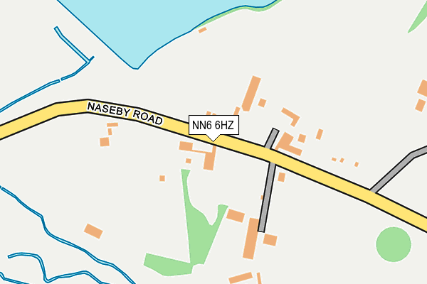 NN6 6HZ map - OS OpenMap – Local (Ordnance Survey)