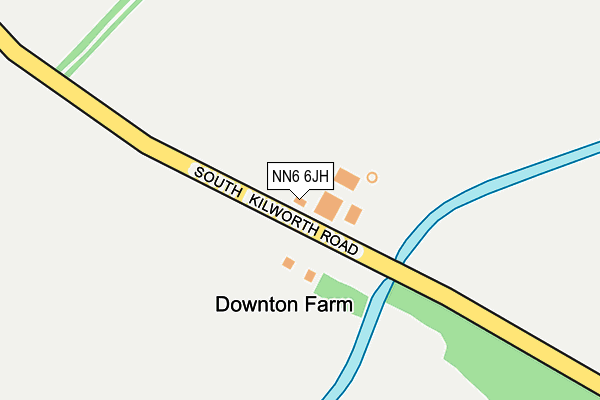 NN6 6JH map - OS OpenMap – Local (Ordnance Survey)