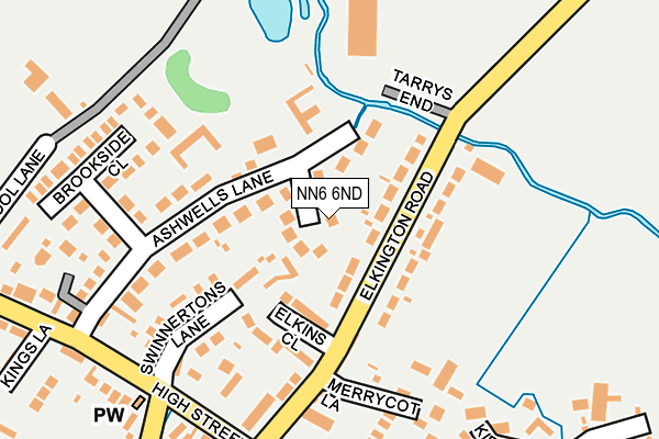NN6 6ND map - OS OpenMap – Local (Ordnance Survey)