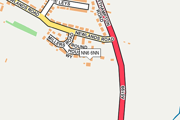 NN6 6NN map - OS OpenMap – Local (Ordnance Survey)