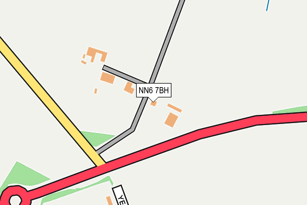 NN6 7BH map - OS OpenMap – Local (Ordnance Survey)