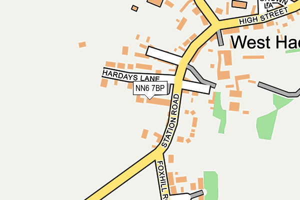 NN6 7BP map - OS OpenMap – Local (Ordnance Survey)