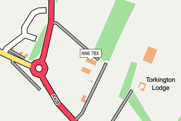 NN6 7BX map - OS OpenMap – Local (Ordnance Survey)