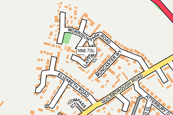NN6 7GL map - OS OpenMap – Local (Ordnance Survey)