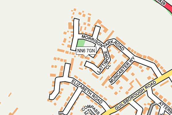 NN6 7GN map - OS OpenMap – Local (Ordnance Survey)