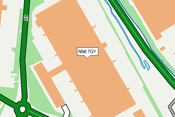 NN6 7GY map - OS OpenMap – Local (Ordnance Survey)